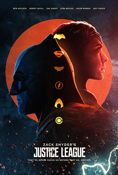 Justice League Batman And Wonder Woman Poster