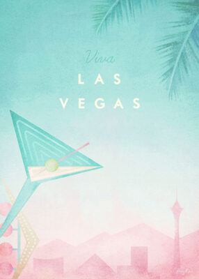 Las Vegas United States Of America Minimalist Travel Poster